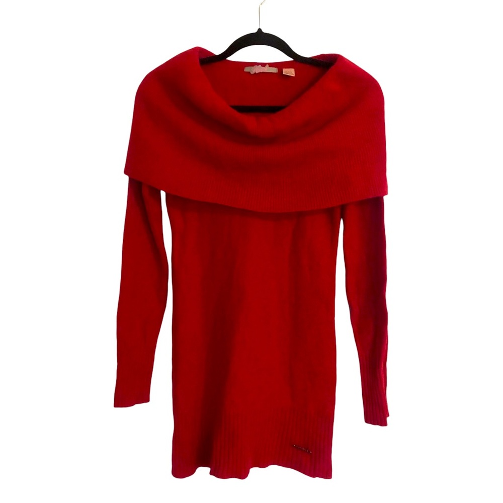 Hooch | Long Wool Turtleneck Sweater